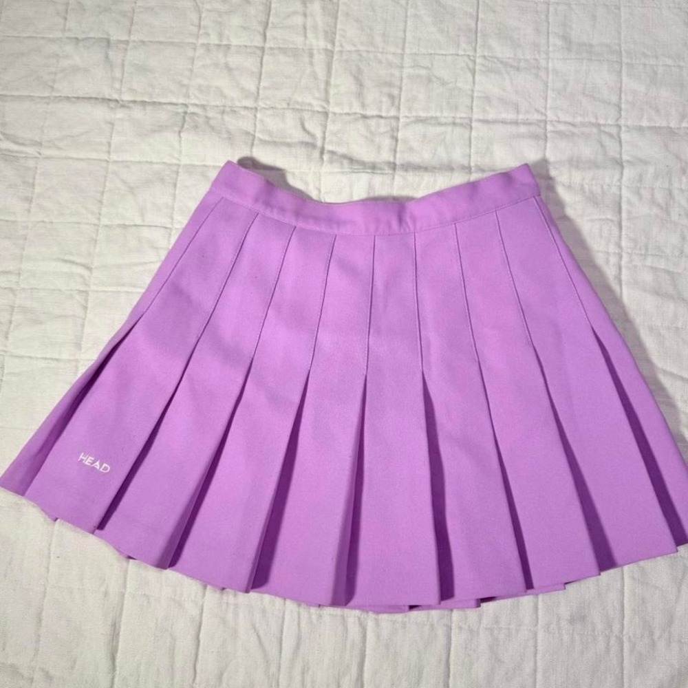 Vintage HEAD‎ Sportswear Pleated Tennis Skirt – Size Small (Lilac)